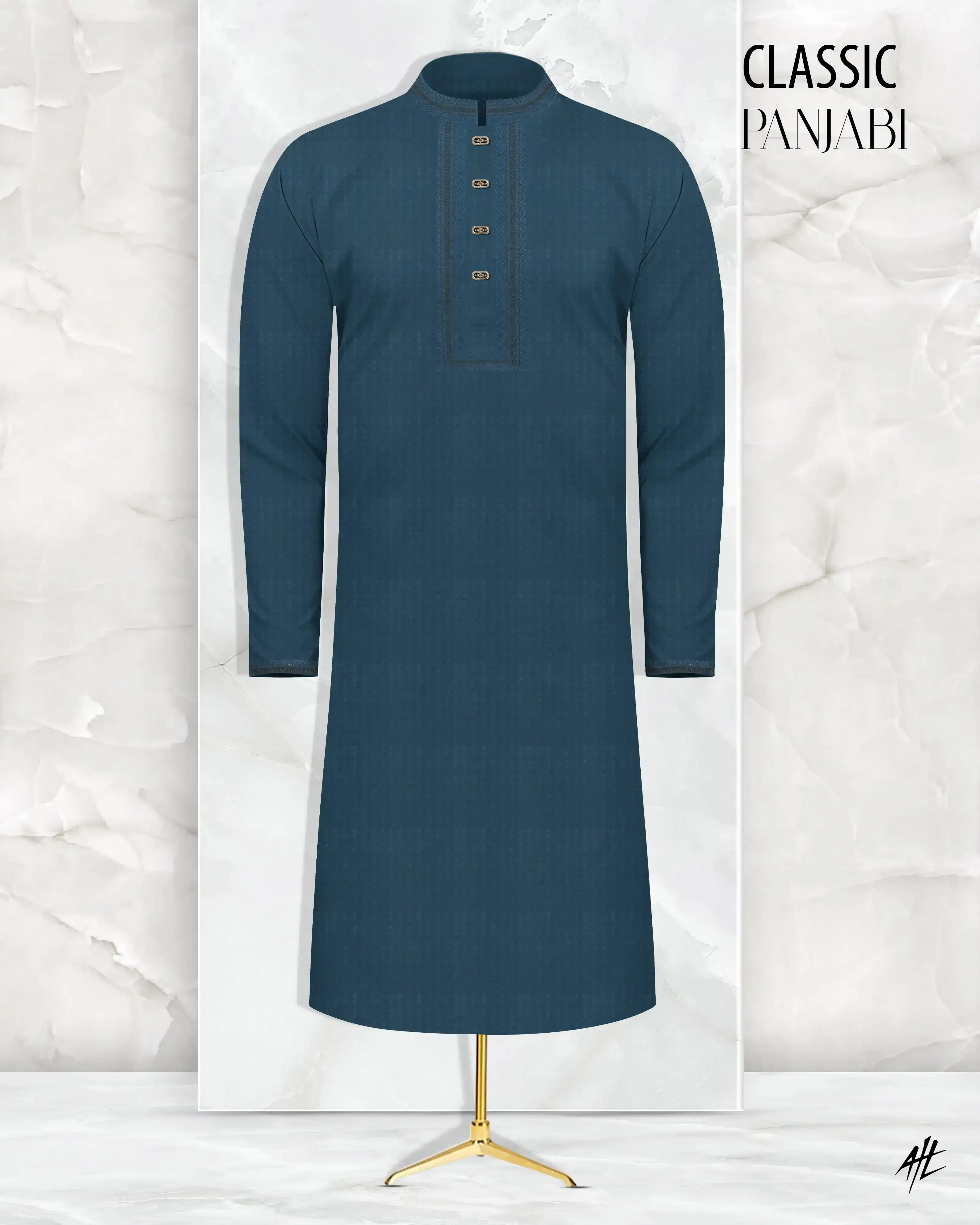 Embroidery Cotton Panjabi-Zayyan (زَيّان)