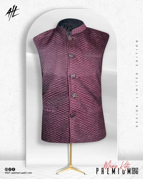 Maroon Majesty | Waistcoat | Luxury