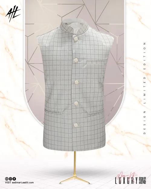 Beige Ocean| Waistcoat | Luxury