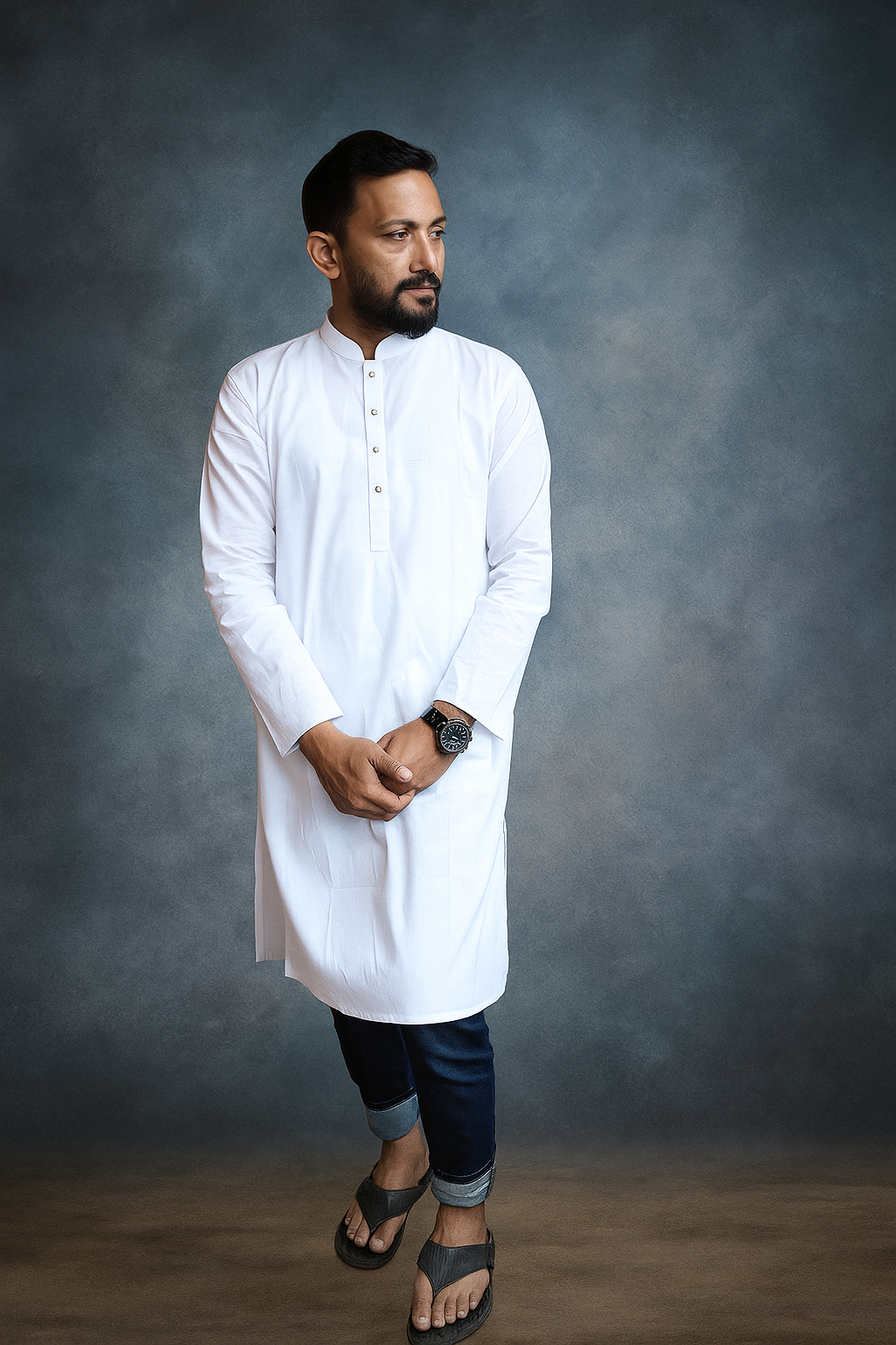 সাদা রঙের সরলতায় রাজকীয়তা!