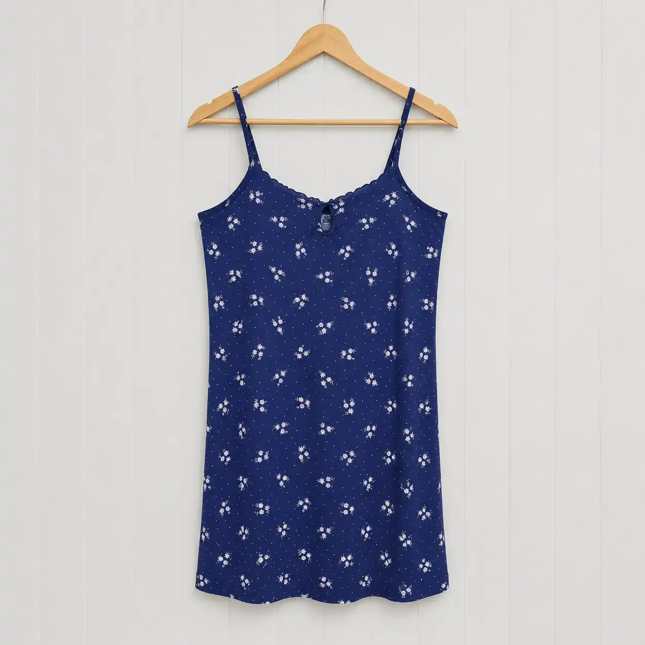 Ladies Night Wear | Tank Top |Inter Lock |Navy Blue