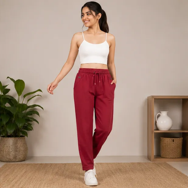 Women Sweat Pant | Outwear | Maroon