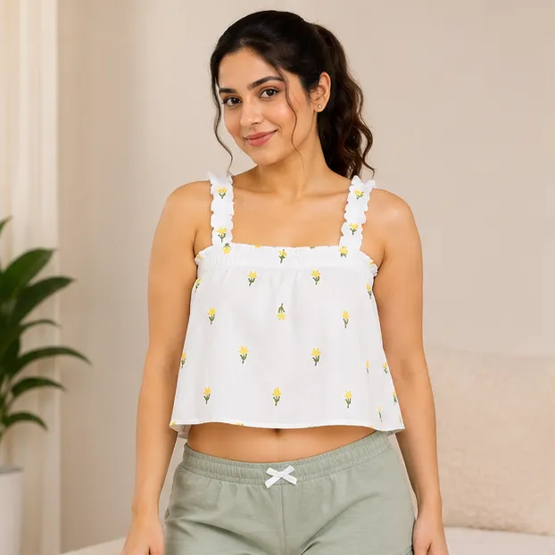 Women Stylish Short Tunic | White